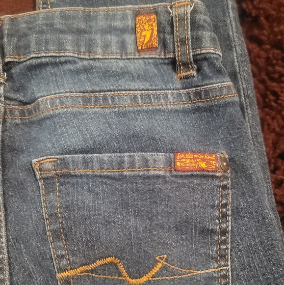 7 for all ManKind 'Slimmy jeans' Boys/youth size 12 adjustable-waisted - Picture 5 of 5